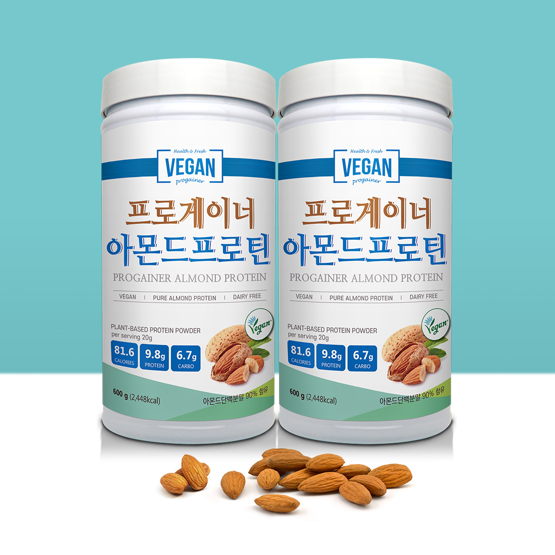 프로게이너 비건 단백질파우더 '프로게이너 아몬드프로틴' 할인 실시 프로게이너 비건 단백질파우더 '프로게이너 아몬드프로틴' 할인 실시