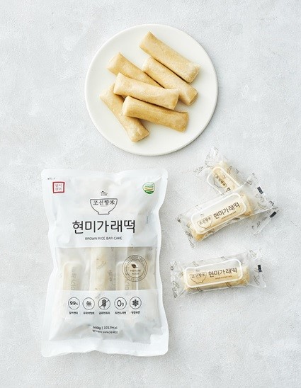 마켓컬리에서 판매중인 ‘조선마켓 현미가래떡 500g’ 제품