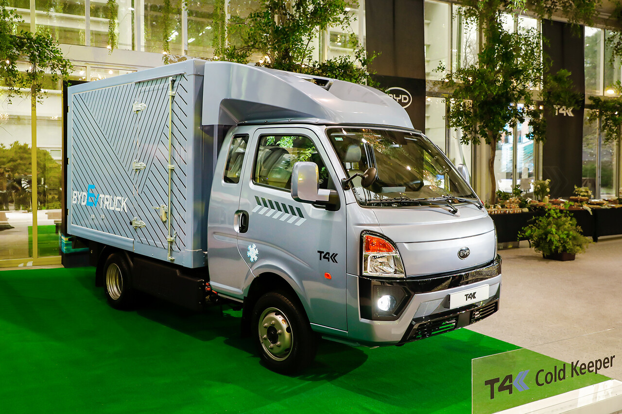 비야디(BYD 1톤 전기트럭인 ‘티포케이(T4K)’