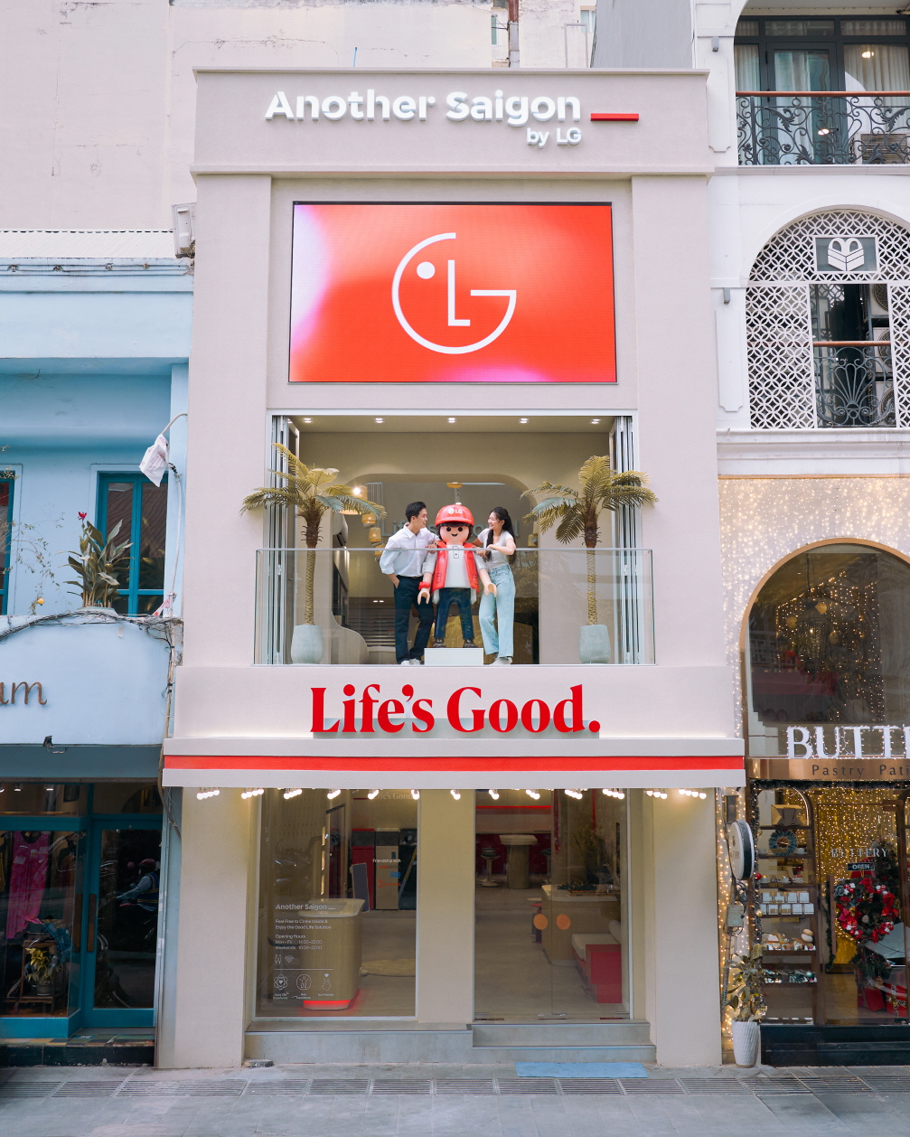  LG전자가 23일 베트남 호치민에 LG 가전만의 가치와 편리함을 체험하는 고객경험 공간 ‘어나더사이공(Another Saigon)’을 선보인다. LG전자는 베트남 고객들에게 더 나은 삶과 미래에 대한 낙관적 메시지를 담은 LG전자 브랜드 슬로건 ‘Life’s Good’을 알린다.