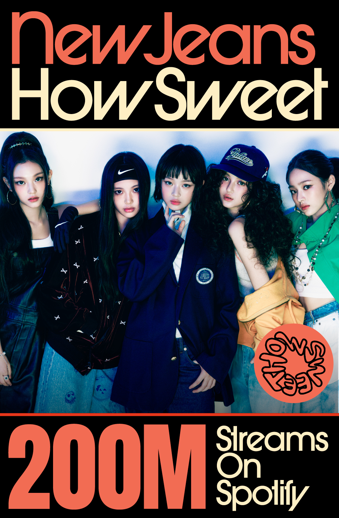 뉴진스 'How Sweet', 스포티파이 2억 스트림 돌파! 글로벌 팬심 사로잡은 비결은?