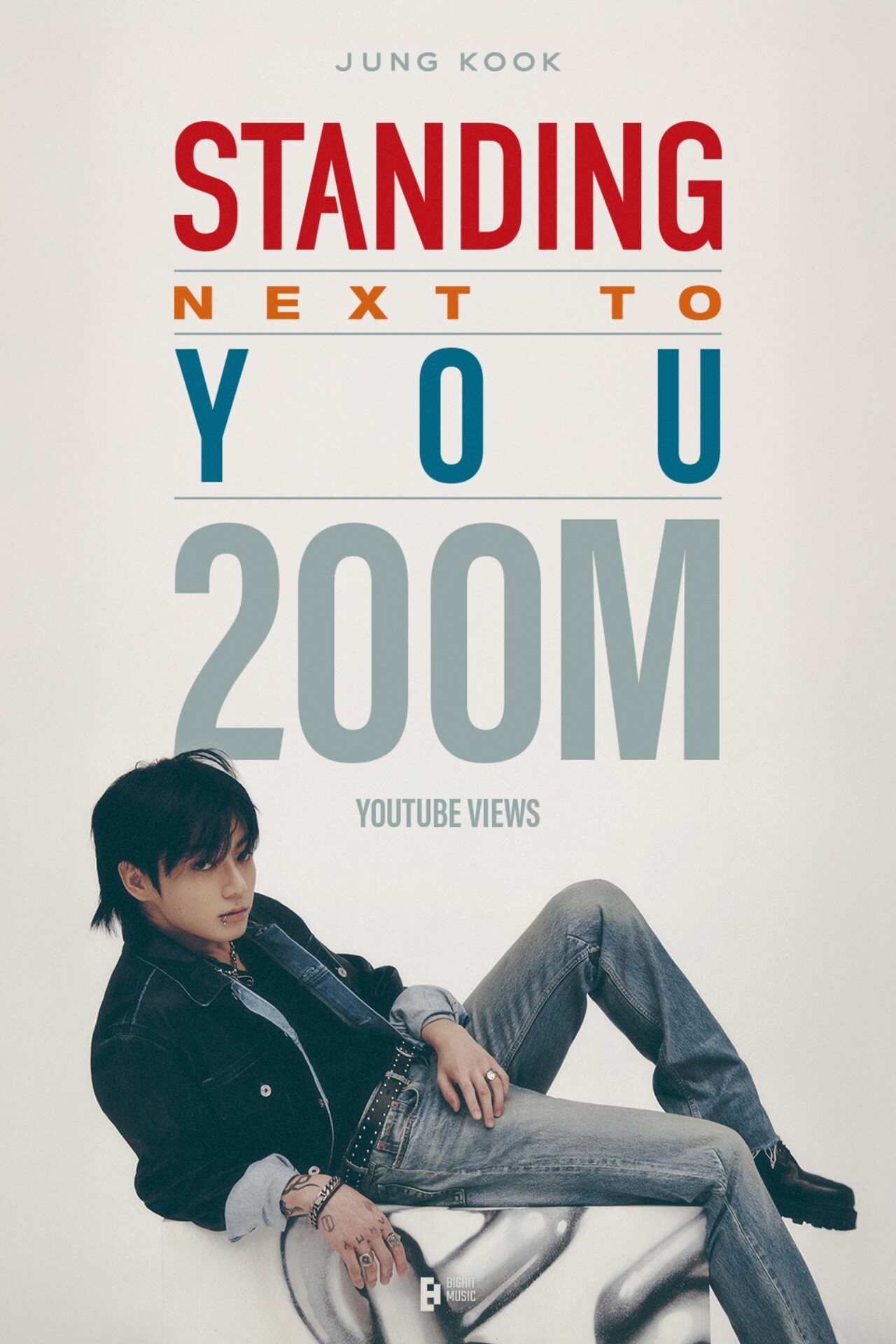 정국 솔로 파워 입증! 'Standing Next to You' 뮤직비디오 2억 뷰 돌파…기록 행진 멈추지 않는다