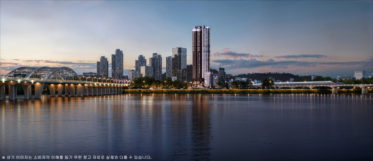 라비움 한강 투시도