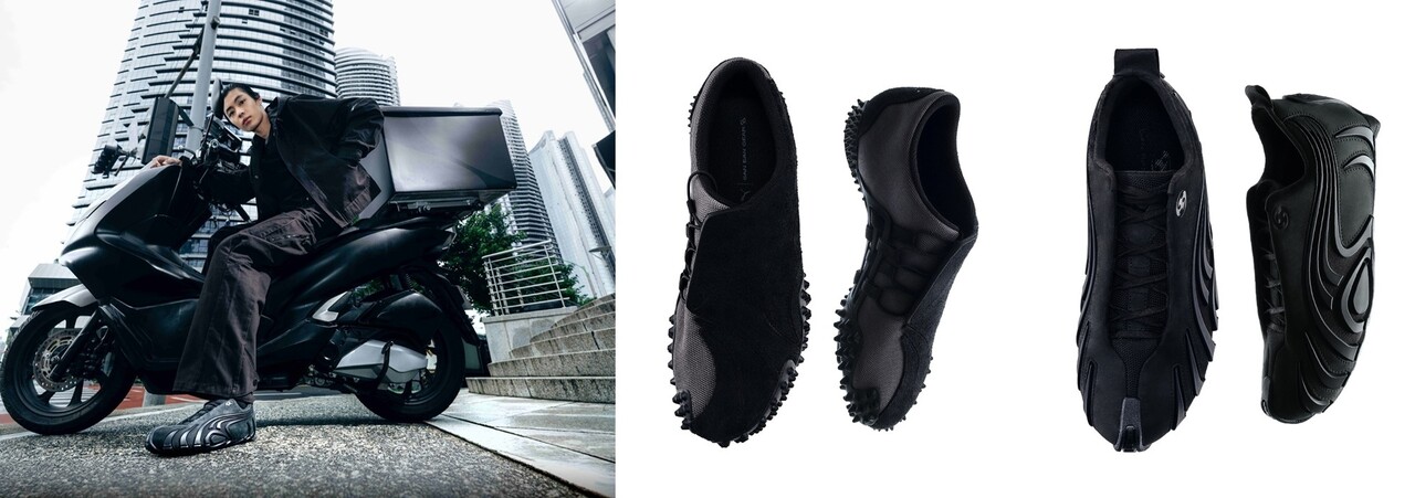 (좌측부터) 푸마 X 산산기어 모스트로 케이지(Mostro Cage), 탈론(Talon)