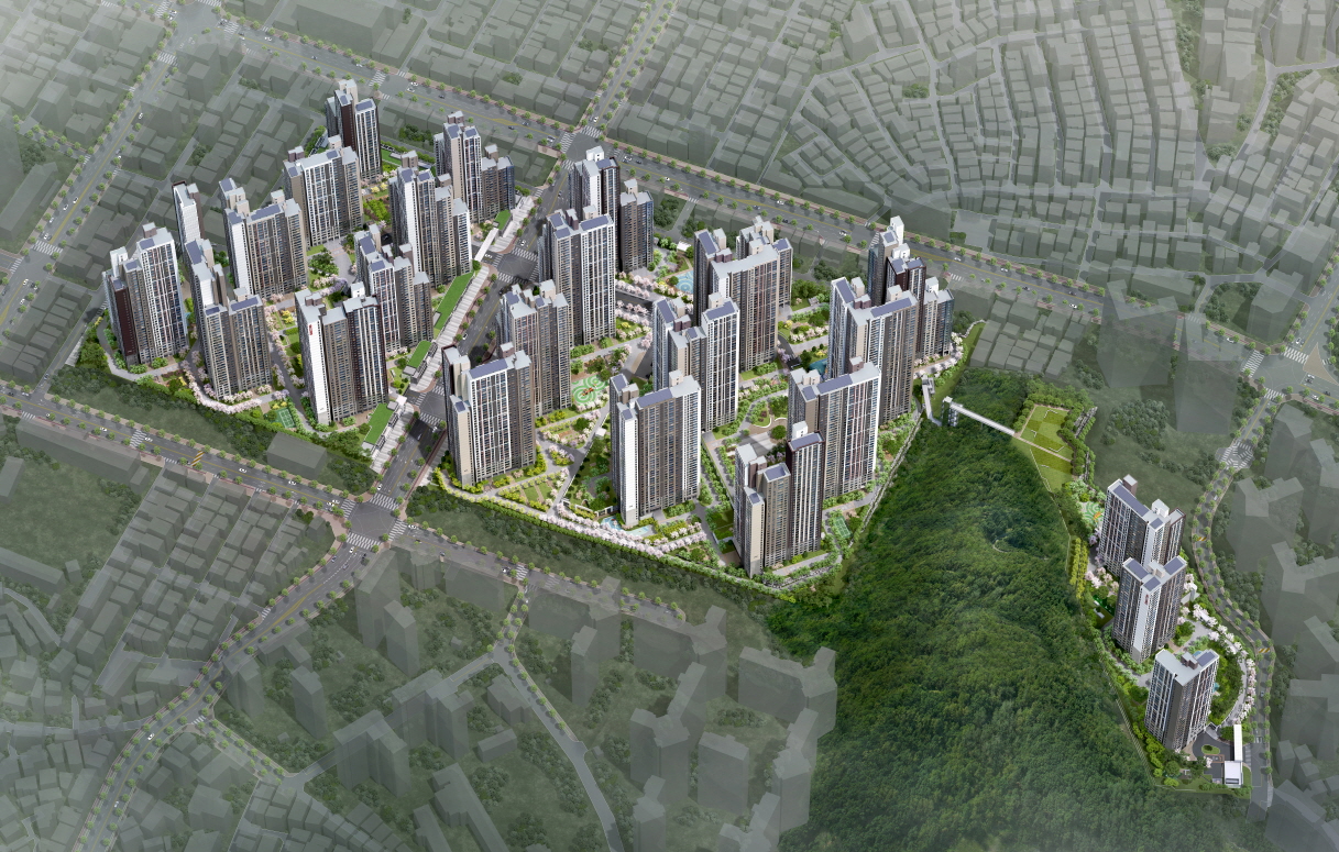 힐스테이트 광명11(가칭) 조감도