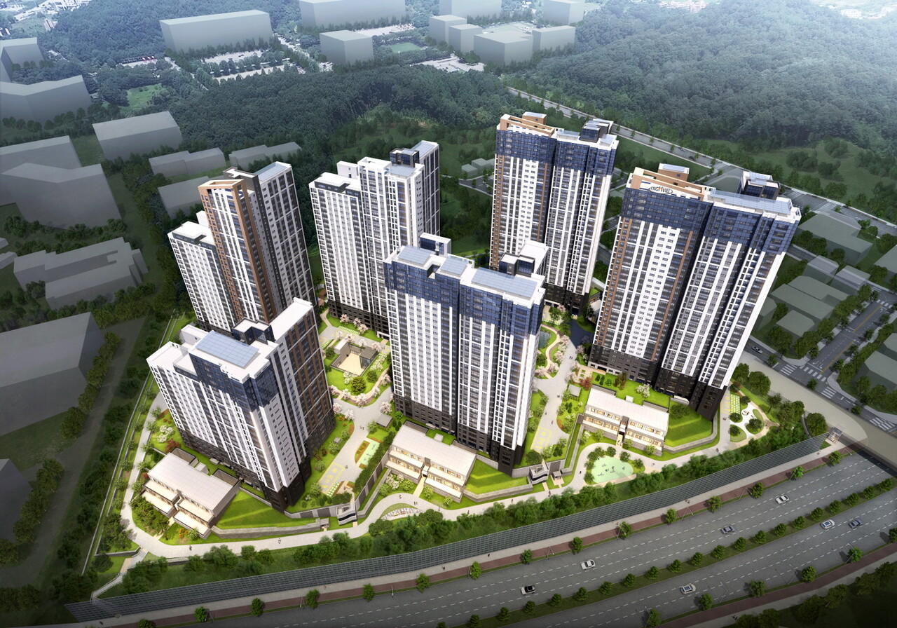 아산탕정 동일하이빌 파크레인 조감도