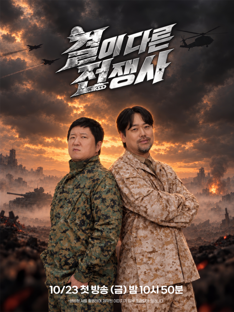 정형돈·곽민수 뭉쳤다...'<b>결이 다른 전쟁사</b>', 영화 같은 전장 예고